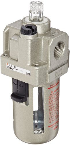 flow l/min air Bowl, Polycarbonate Drain 03 AL30 SMC without Lubricator,