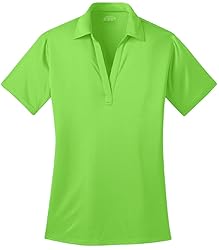 Joe's USA Ladies Silk Touch Golf Polo Shirt-2XL-Lime