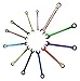 12 Piece Ratcheting Wrench Set | 72 Tooth Ratchets, 5 Degree Movement Metric Wrenches Ratchet Set | Colored Combination Wrench Set Sizes of 8mm - 19mm | Bonus Wall Hanging Carrier by Gummerson Tools