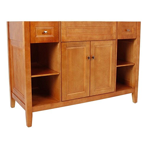 Foremost TRIA4822D 48-Inch Exhibit Vanity, Cinnamon Maple