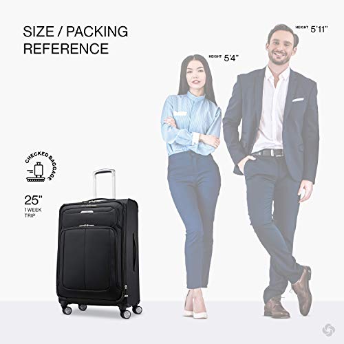 Samsonite Solyte DLX Softside Expandable Luggage with Spinner Wheels