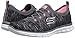 Skechers Sport Women's Glider Deep Space Fashion Sneaker,Charcoal/Coral,9 M US