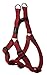 Reflective Adjustable Dog Step in Harness for Medium Dogs; matching collar and leash available, Red