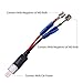 HUIQIAODS H1 H3 Male Headlight Fog Light Bulb Extension Socket Wire Harness Connector Holder Light Bulb Conversion 2 PCS