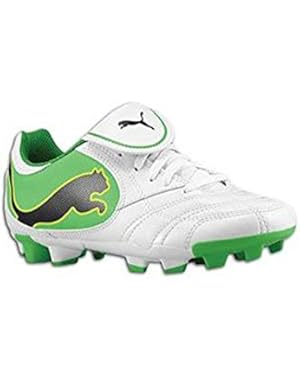 Power Cat Juniors/youths White/green Soccer Cleats