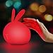 Touch Bunny Nightlights, Interesting Mild Soft lighting ,7 Changing Lighting Perfect Small Gift for Children by Shiloh-E Tech