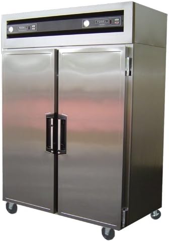 Reach in Dual Temperature Refridgeration, 2 Doors and 6 Shelves, 22 Cubic Feet Refridgeration and 22 Cubic Feet Freezer