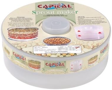 Ophion Capital Seed Sprouter Food Grade Plastic BPA Free Container Small Size Sprout Maker