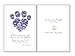 Dog Speak Pet Sympathy Card – “If There Ever Comes a Day...” – Memorial Card with Purple Floral Pawprint Design and Envelope – 4.75