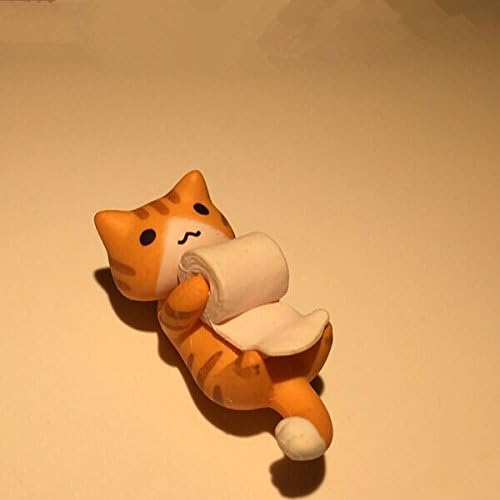 SICA Tiny Q 4CM Little Cat With Winding Of Paper Mini Ornament Articles?€€