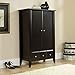 Sauder Shoal Creek Armoire, Jamocha Wood finish