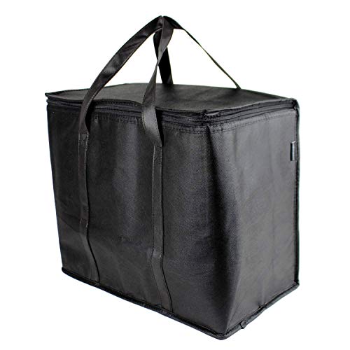 SB Organics Insulated Thermal Food Delivery Bag - Portable Lunch Bag Great for Grocery Shopping, Catering Supplies, and Food Transportation - Use as Food Warmer and Cooler - 15 x 9 x 12-Inches 1PK - Thumbnail 6