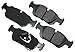 Akebono-EUR558 Brake Pad Set, GREY