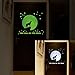 LUNIWEI Luminous Wall Sticker Animal PVC Glow in The Dark Room Decal (Wolf)