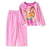AME Toddler Girls 2 Piece Disney Princess Belle Sleepwear Pajama Set