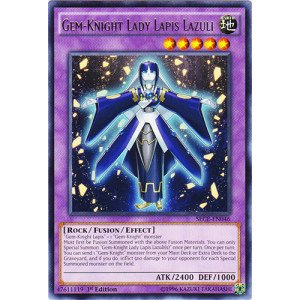 Yu-Gi-Oh! - Gem-Knight Lady Lapis Lazuli (SECE-EN046) - Secrets of Eternity - 1st Edition - Rare