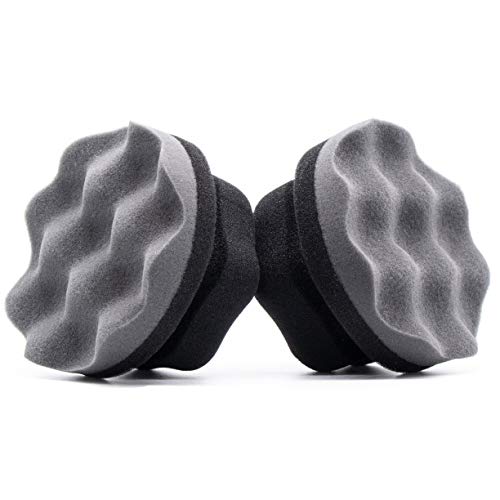 Glearo Tire Dressing Applicator, 2 Pack Tire Shine Applicator Dressing Pad – Perfect for Tire Detailing, Durable & Reusable Foam, Large Hex Grip Design for No Slip No Mess & Easy Use