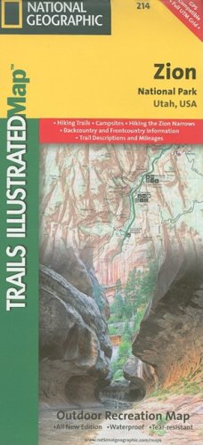 Zion National Park: Utah, USA (National Geographic Maps: Trails Illustrated)