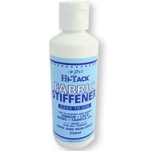 Hi-Tack Glue - Fast Tack, Fray Stop, Fabric, Fabric Stiffener, Trim it, No Sew (Fabric Stiffener - HT1600)