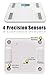 Eqoba Digital Bluetooth Smart Scale & Body Fat Monitor - 8 Precision Body Composition Measurements - Body Fat, BMI & More