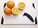 Checkered Chef COMINHKG080478 Plastic Cutting Board - Dishwasher, White/Black
