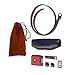 IMZ Leather Hand Grip, Beautiful Crafted & Unique Handmade Wrist Strap + Quick Release Plate for SLR DSLR Cameras: Nikon Canon Sony Pentax Olympus Panasonic - E6 Wine