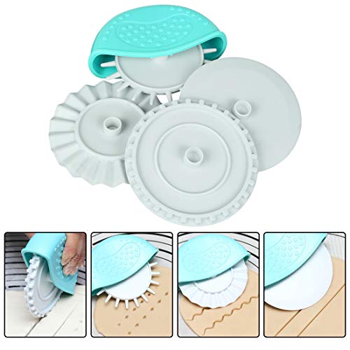 Pastry Wheel Decorator and Cutter,Set of 6 Beatiful Pie Crust, Pizza Pastry Pie Lattice Decoration for Baking Pizza Pastry lattice Decoration Tools