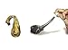 Magnetic Silly Putty, INWISH Liquid Crazy Magic Slime Toy - Mini Tin -2 Pack (black, gold)