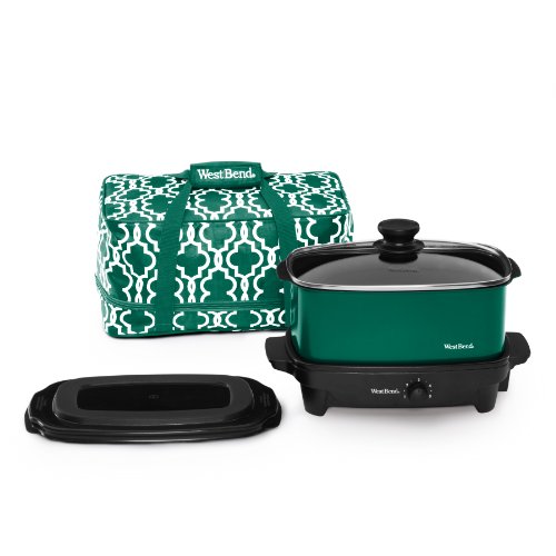 West Bend 84915G Versatility Slow Cooker with Insulated Tote and