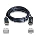 gofanco 10 Ft. DisplayPort 1.2 to 4K HDMI Cable Adapter [Gold Plated] for DP Systems to HDMI Ultra HDTVs or Monitors (DP4kHDMI10F)