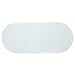 SlipX Solutions Clear Bubble Bath Mat (15 x 35 Inch, Extra Long Coverage, Oval Shape, Machine Washable)