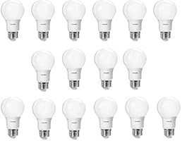 Philips 461129 60 Watt Equivalent Non-Dimmable A19 LED Light Bulb, 16-Pack
