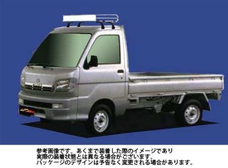 Amazon ルーフキャリア Cl228a ハイゼットトラック S0p S210p S221p Cシリーズ トラック スチール タフレック Tufreq 精興工業 ルーフbox ラック 車 バイク