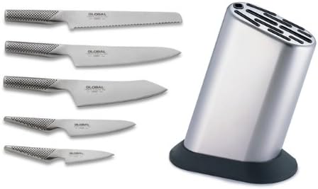 Global 6 pc. Knife Block Set