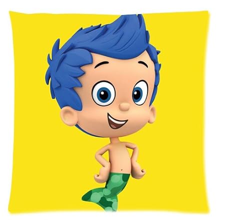 Chris G Dodge New 45x45cm Bubble Guppies Boy Fish Twin Sides Throw