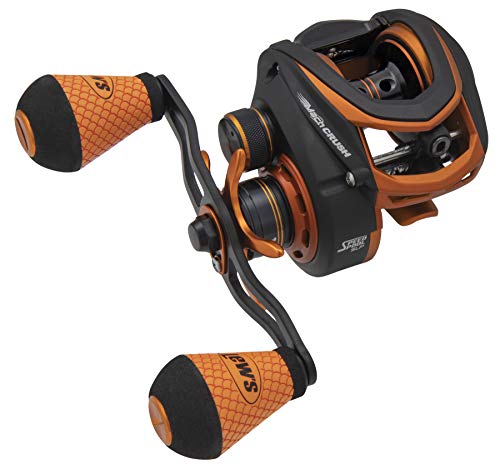 LEW'S FISHING Mach Crush Speed Spool SLP Series, Baitcasting Reel, Fishing Reel, Fishing Gear and Equipment, Fishing Accessories (MC1SH)