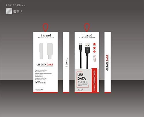 iTrend USB Data Cable for Type C Input Devices(Sync High Speed Data Transmit and Charging)