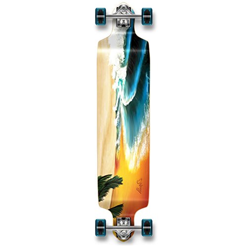 Yocaher Professional Speed Drop Down Complete Longboard Skateboard