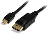 StarTech.com Mini DisplayPort to DisplayPort Adapter Cable - Video/Audio Cable - Mini-DisplayPort (M) - 20 pin DisplayPort (M) - 1.8 m - Latched