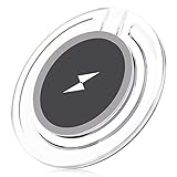 VICTOREM Qi Wireless Charger For iPhone 8 / iPhone 8 plus / iPhone X / Galaxy S6 / S6 Edge / S7 / S7 Edge / S8 / S8 Edge / Note5 Crystal Wireless Charging Pad (Black)