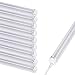 Brillihood LED T8 Integrated Single Fixture, 4FT, 20W, 6500K (Bright White), 2200lm, Utility Shop Light, Ceiling and Under Cabinet Light, Cooler Door Lighting Fixture, 10-Pack