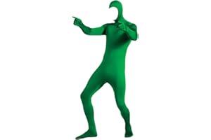 Gaoin Men's and Women's Face Open Spandex Halloween Costumes Bodysuits