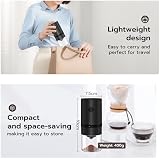 Mcbazel Electric Burr Coffee Grinder Cordless Portable 5 Grinding Settings view 12