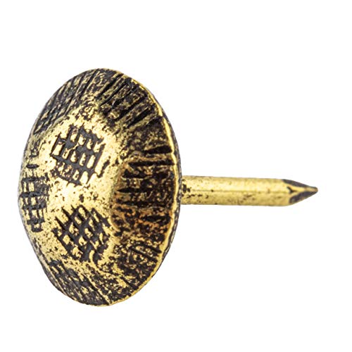 Oxford Antiqued Finish Hammered Shape Head Tacks 7/16" Diameter + 1/2
