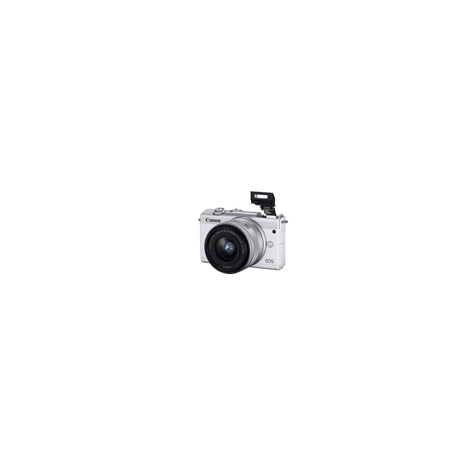 Canon EOS M200 Compact Mirrorless Digital Vlogging Camera with EFM 15