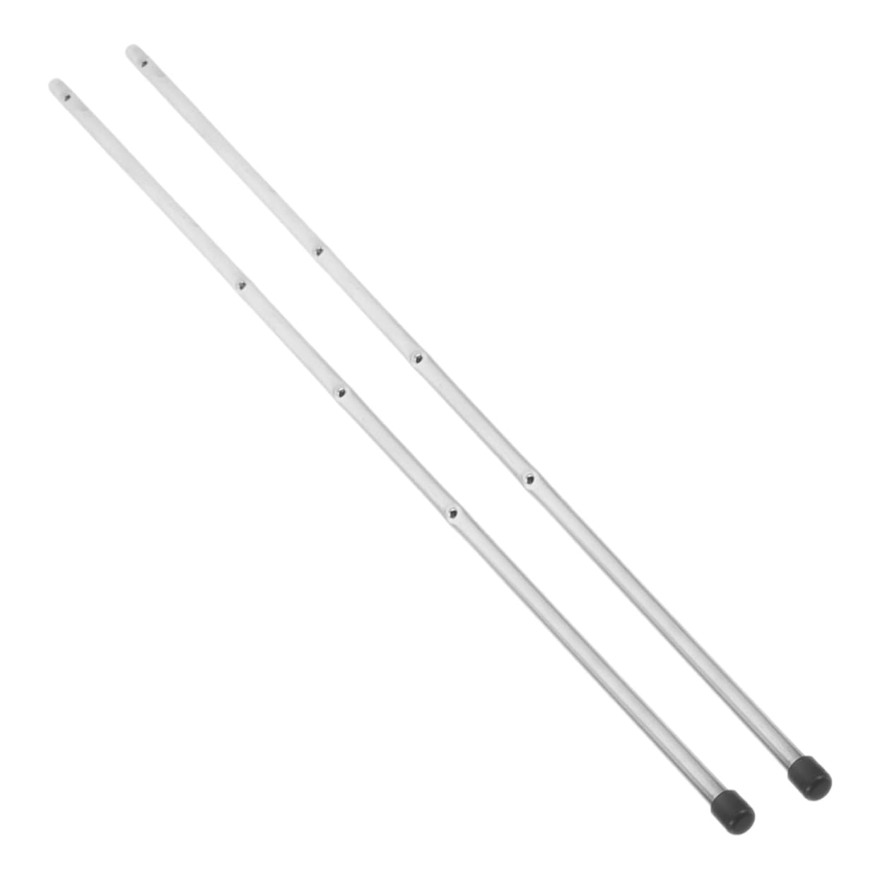 TOYANDONA 2Pcs Metal Poles for Table Football Soccer Machine Replacement Rods with Comfortable Handles for Home and Arcade Use
