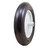 Marathon 4.80/4.00-8" Flat Free Wheelbarrow Tire on