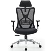 Ticova Ergonomic Office Chair – High Back Desk Chair with Adjustable Lumbar Support, Headrest & 3D Metal Armrest – 130…