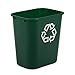 Rubbermaid Commercial Deskside Recycler, Green, Medium, Fg295606Grn primary