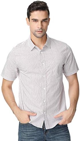 GUXITE Men's T Shirts Casual Sports Type with Round Neck Short Sleeve t-Shirt and Casual Tops Slim Fit Blouse Shirts
